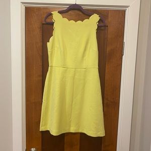 LOFT Scalloped Dress